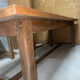 Solid wood table