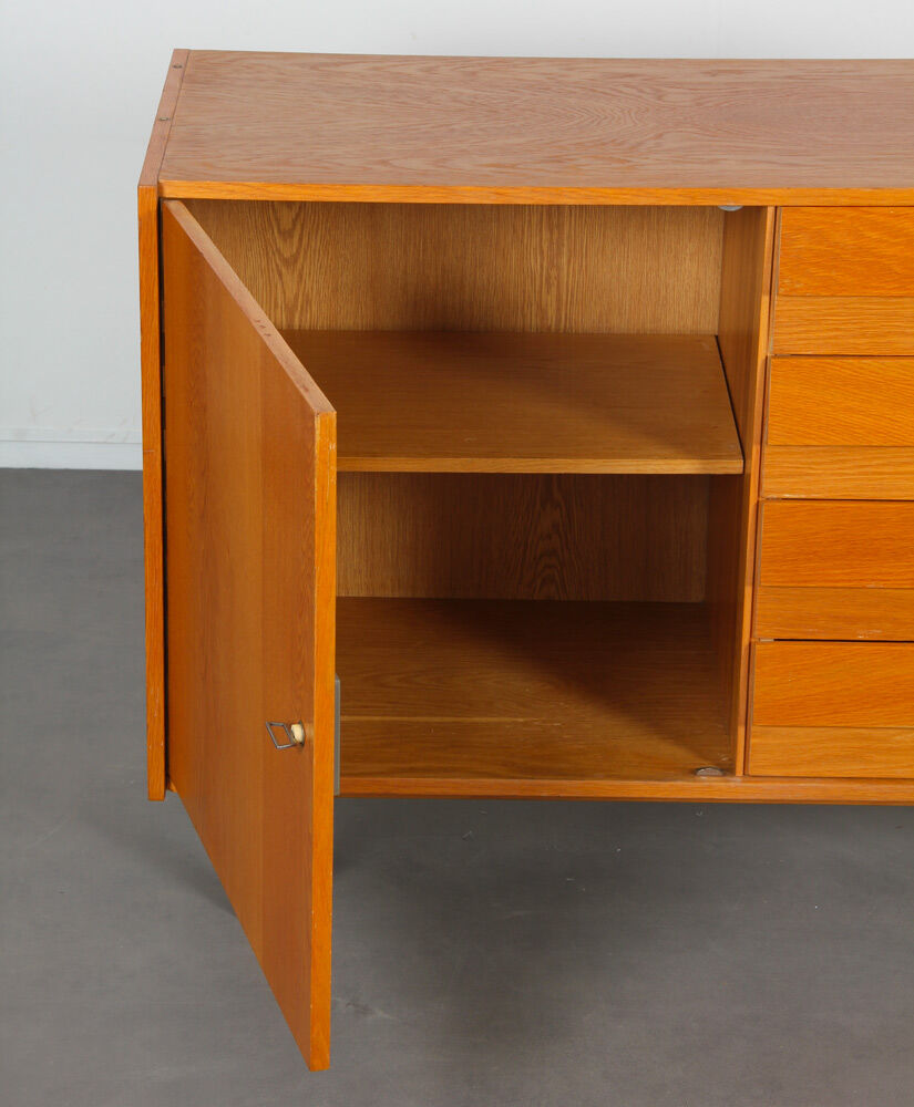 Vintage oak storage by Jiri Jiroutek, model U-458, 1960
