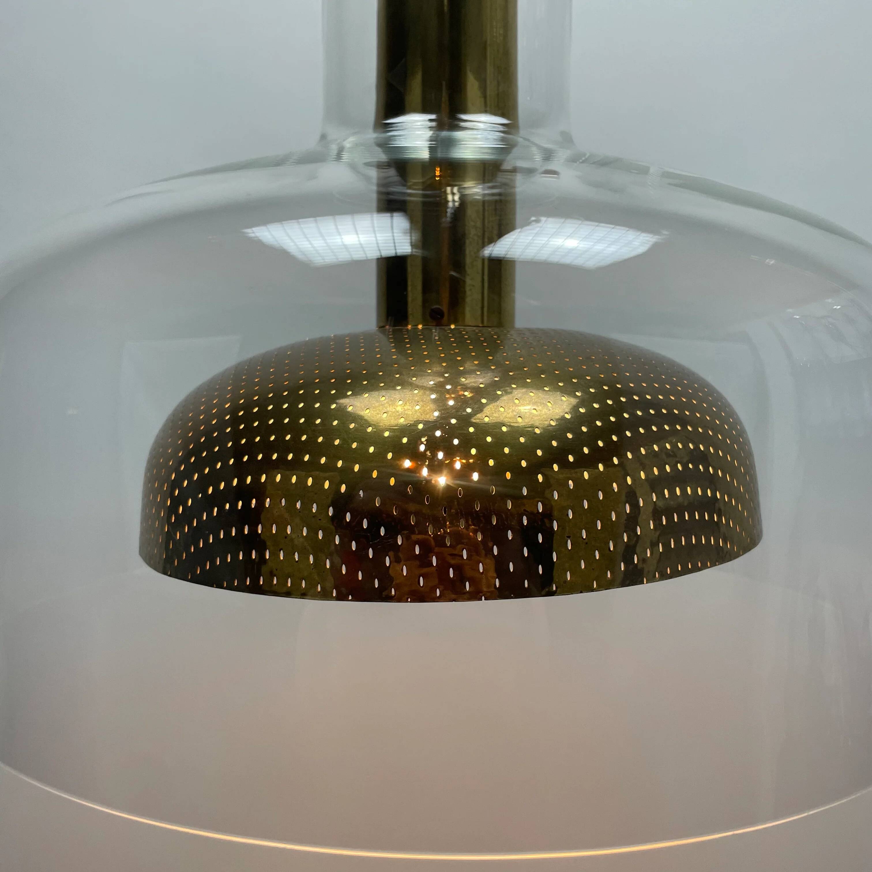 Swedish 'Cristal' suspension by Anders Pehrson for Atelje Lyktan 1970