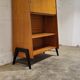 Vintage secretaire with bookcase, 1950s