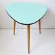 Tripod high table in pale green formica 1950 vintage 50's rockabilly