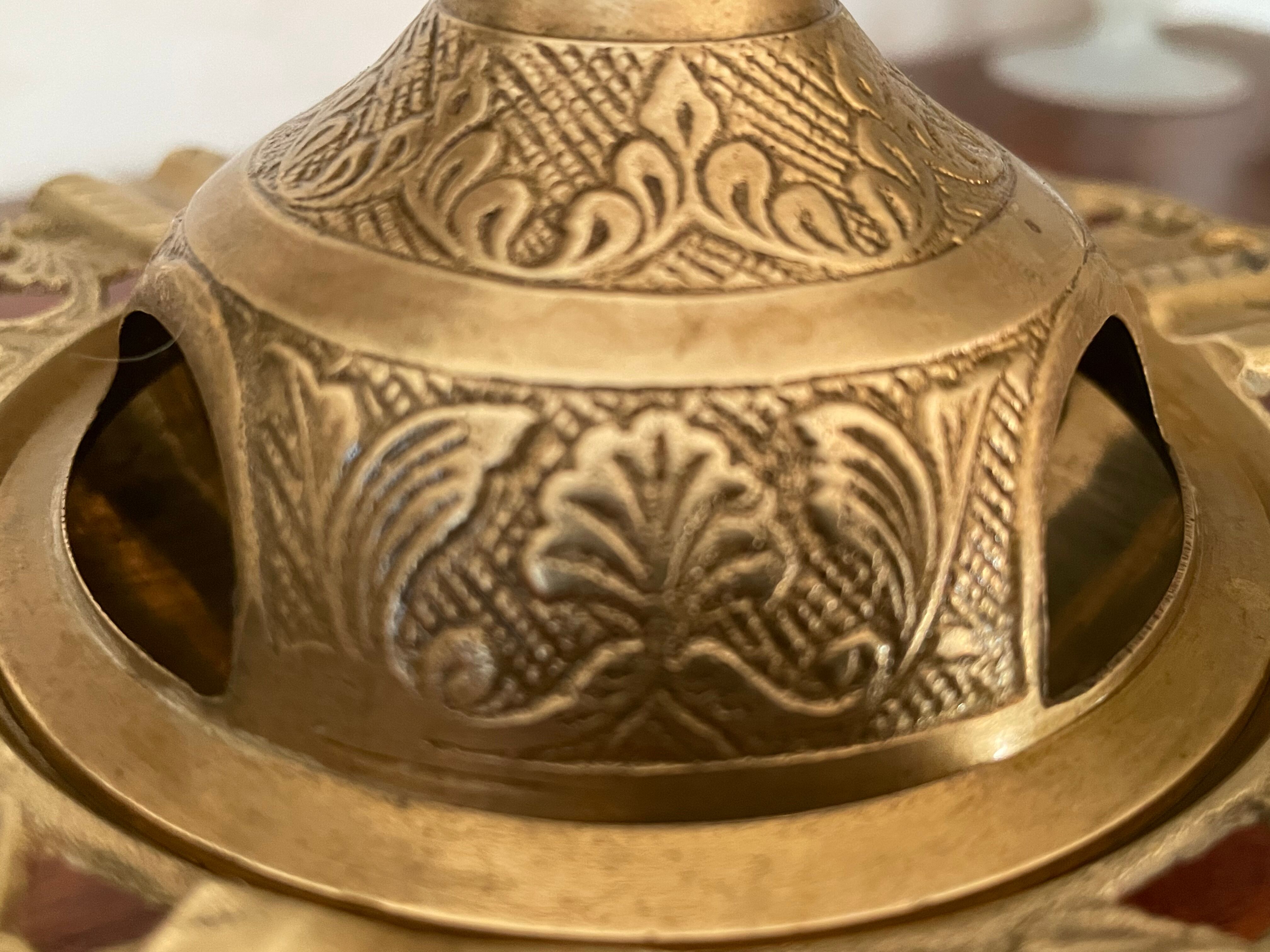 Vintage brass ashtray