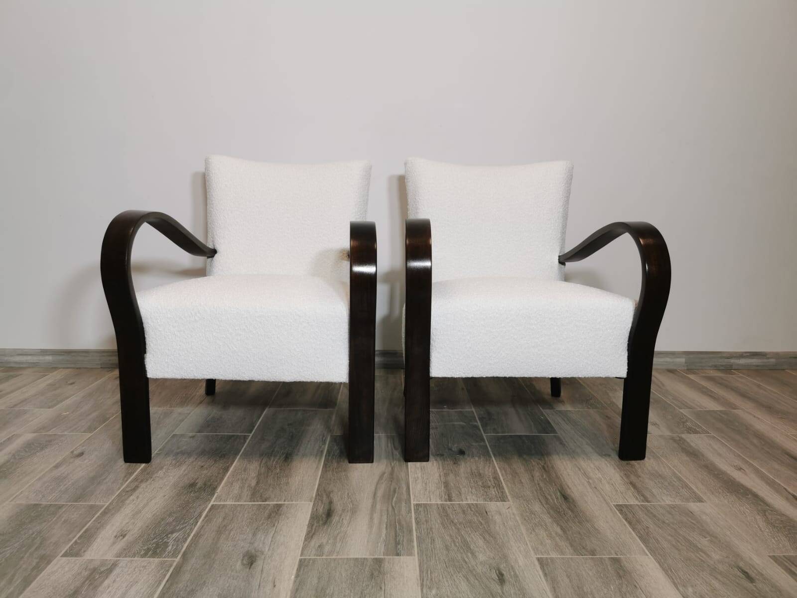 Art Deco Lounge Chairs, Set of 2