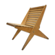 Foldable wooden garden chair from the 70s, Netherlands