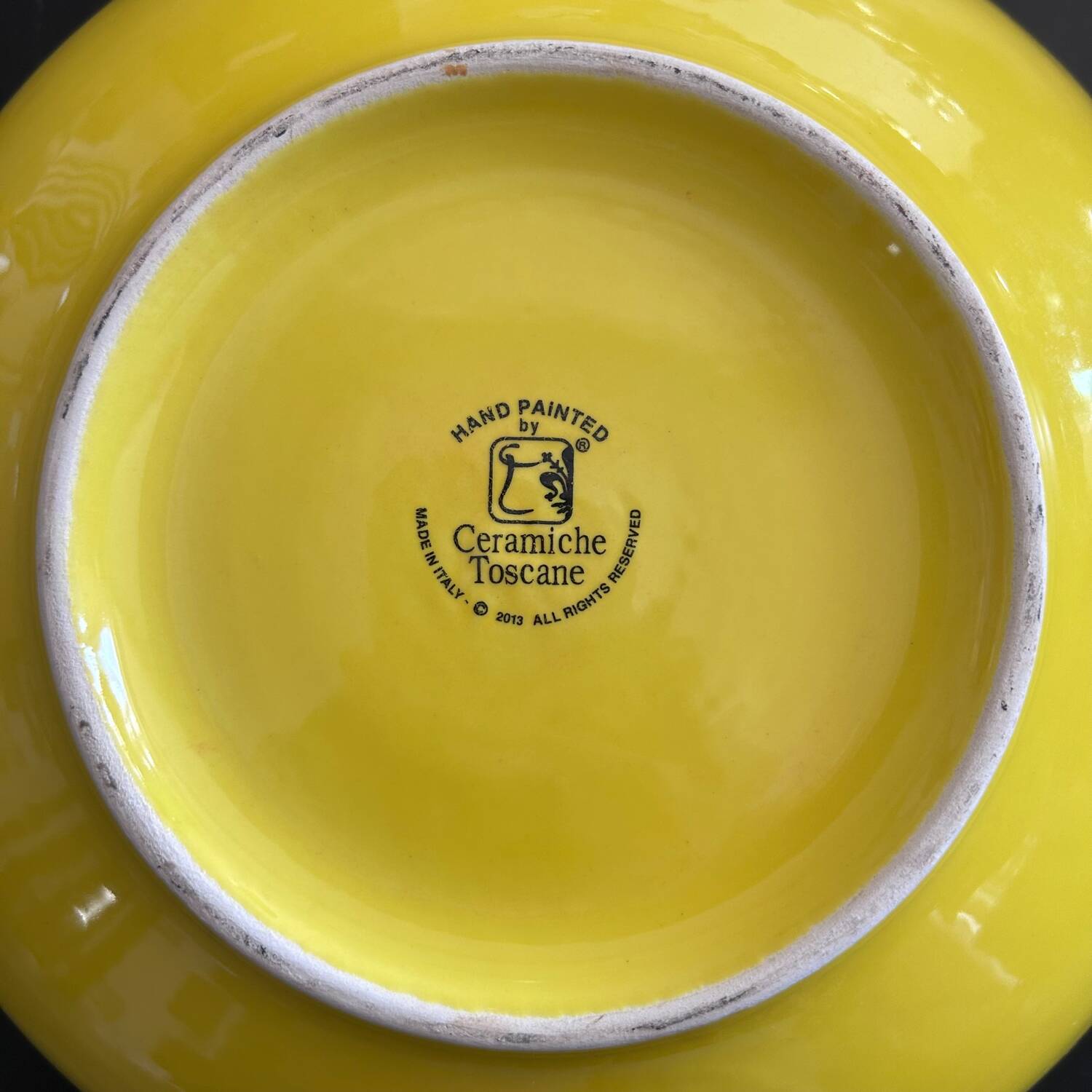 Large salad bowl, Ceramiche Tuscany