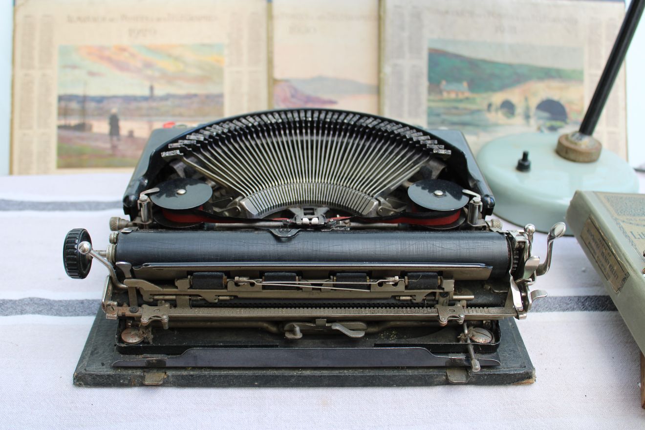 Old typewriter