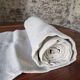Antique French linen sheet – 19th century hand-woven hemp fabric (250×200 cm)