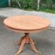 Round extendable dining table in solid mahogany from the 1930s.