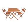 Brendola table and chair set 1970 - Vinante Factory