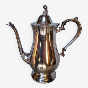 Coffee / teapot in vintage silver metal