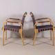 2 fauteuils Alvar Aalto modèle 45, années 1970, Artek Finlande