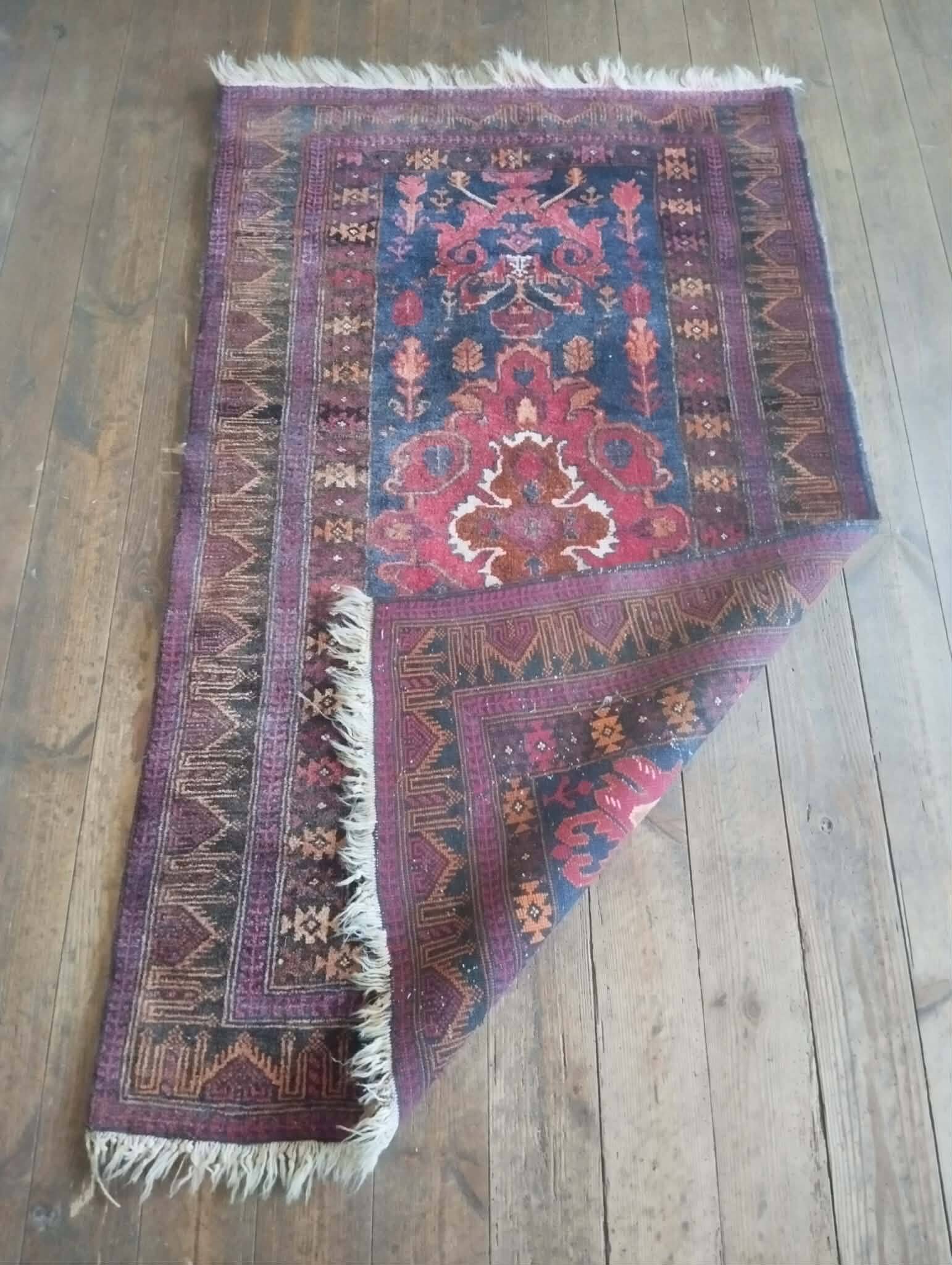 Tapis Afghan Beloutch fait main 150x91cm