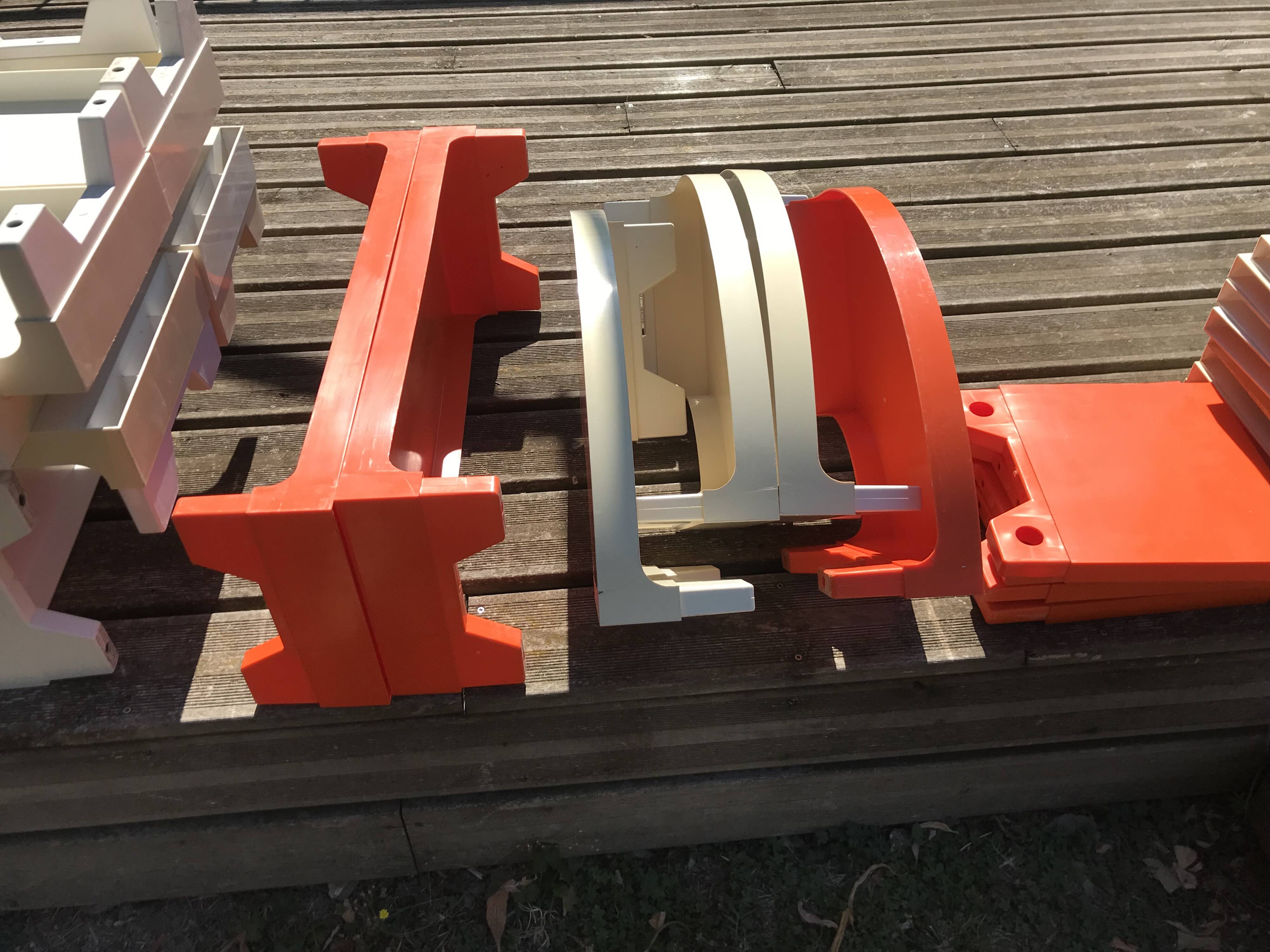 Etagere plastique prisunic 1970