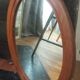 Miroir en bois massif vintage 52 x 68 cm