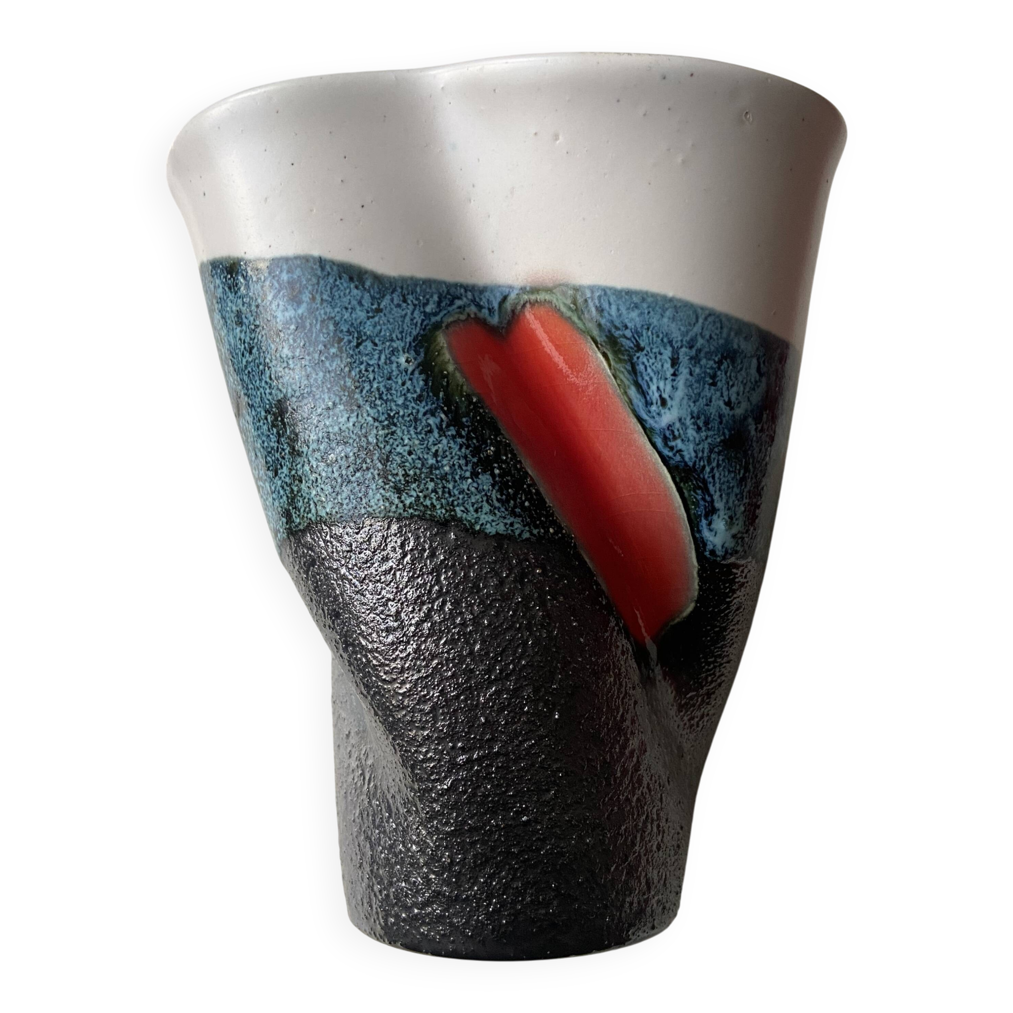 Fernand Elchinger trefoil vase