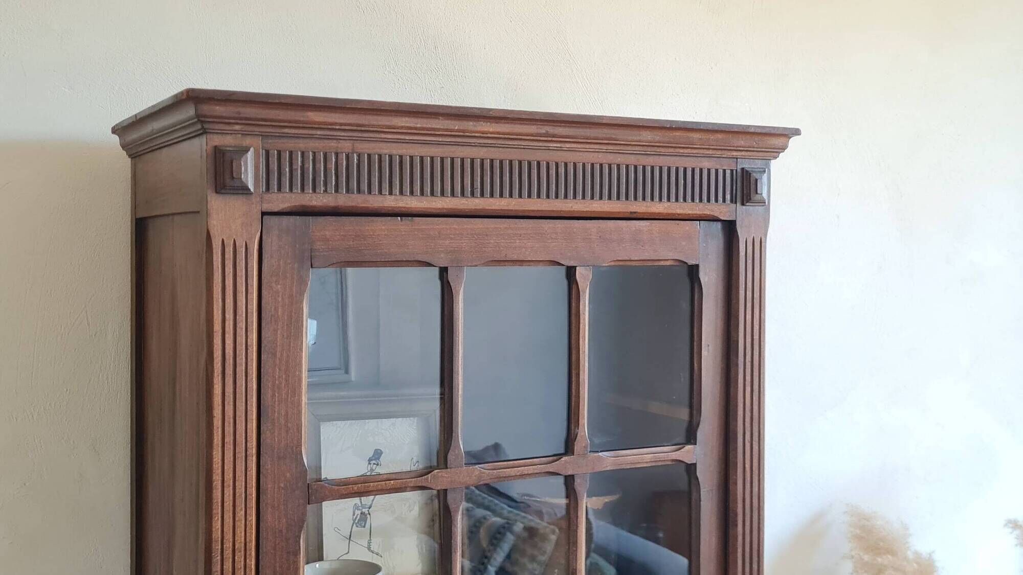 Glass-fronted Parisian wardrobe