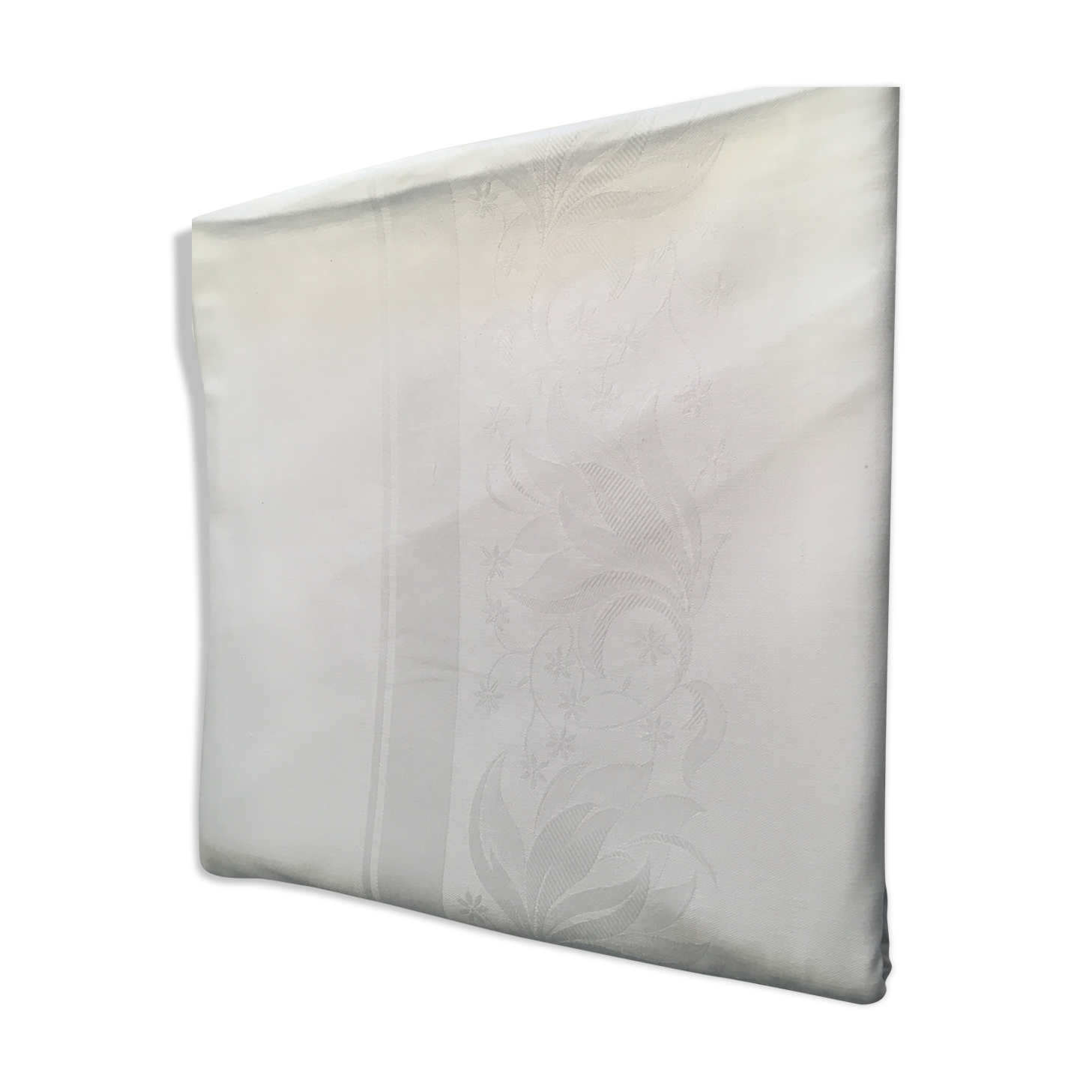 White cotton tablecloth 2.75m x 1.25m