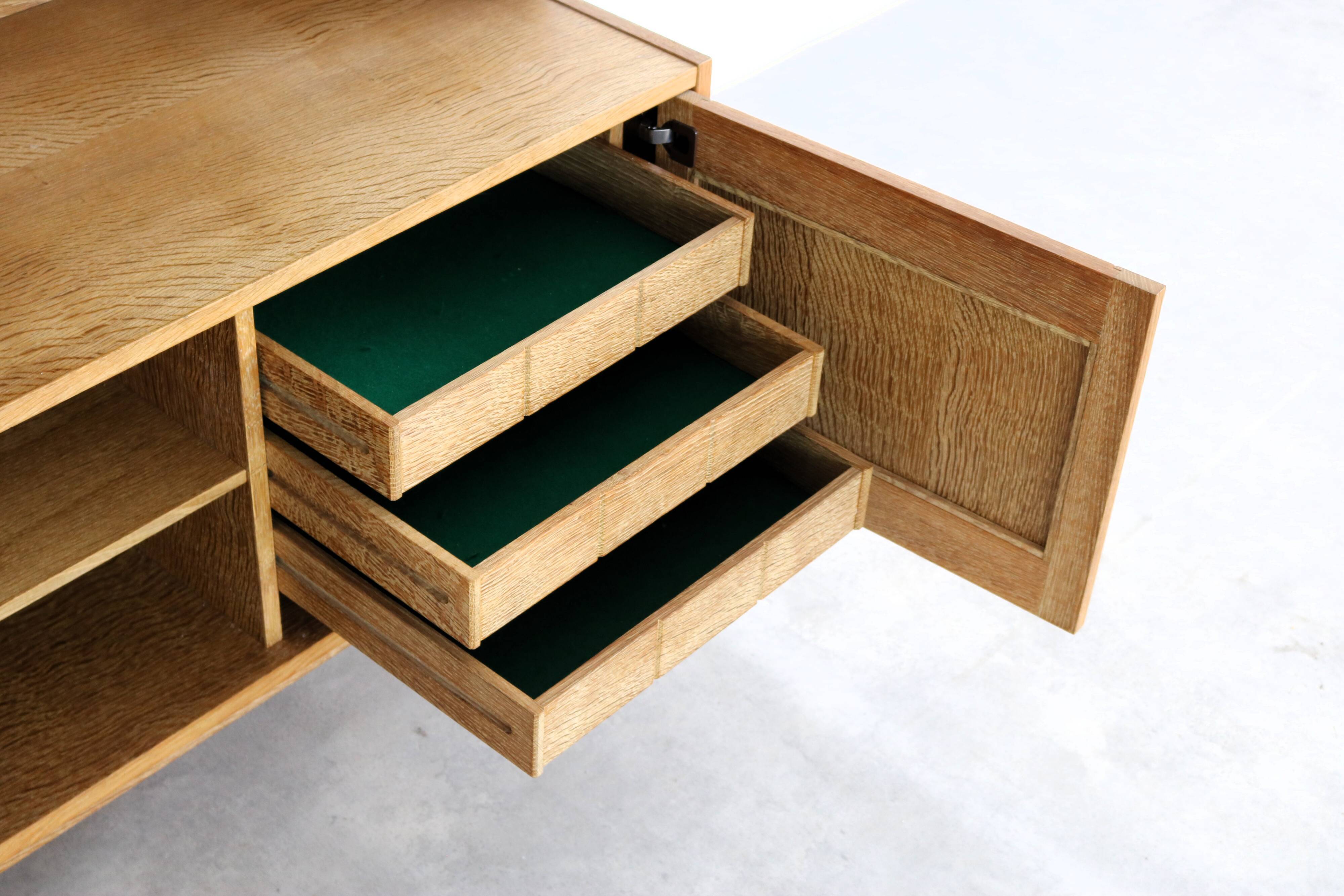 brutalist bookcase | wall cabinet | oak | 60s | Danish (2)