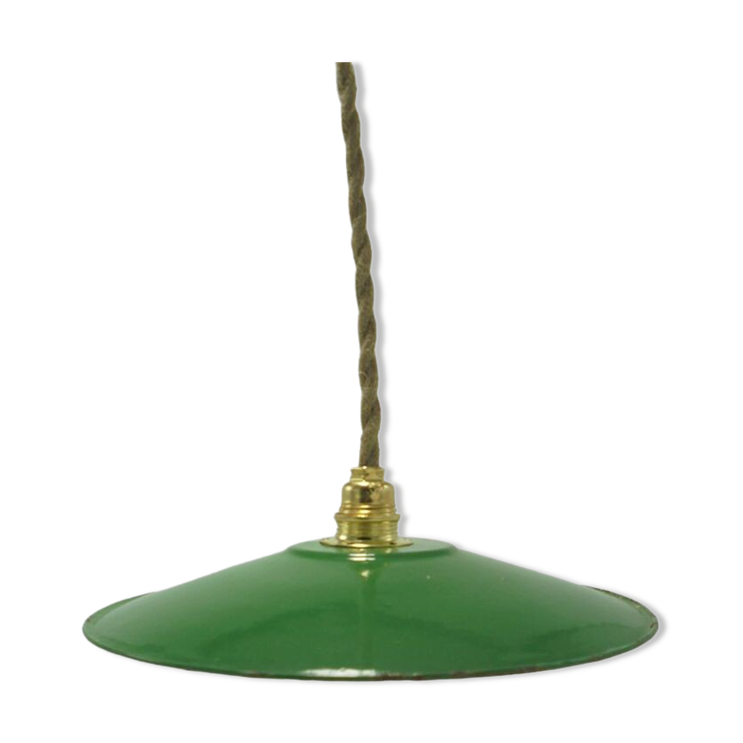 Enamelled sheet metal suspension