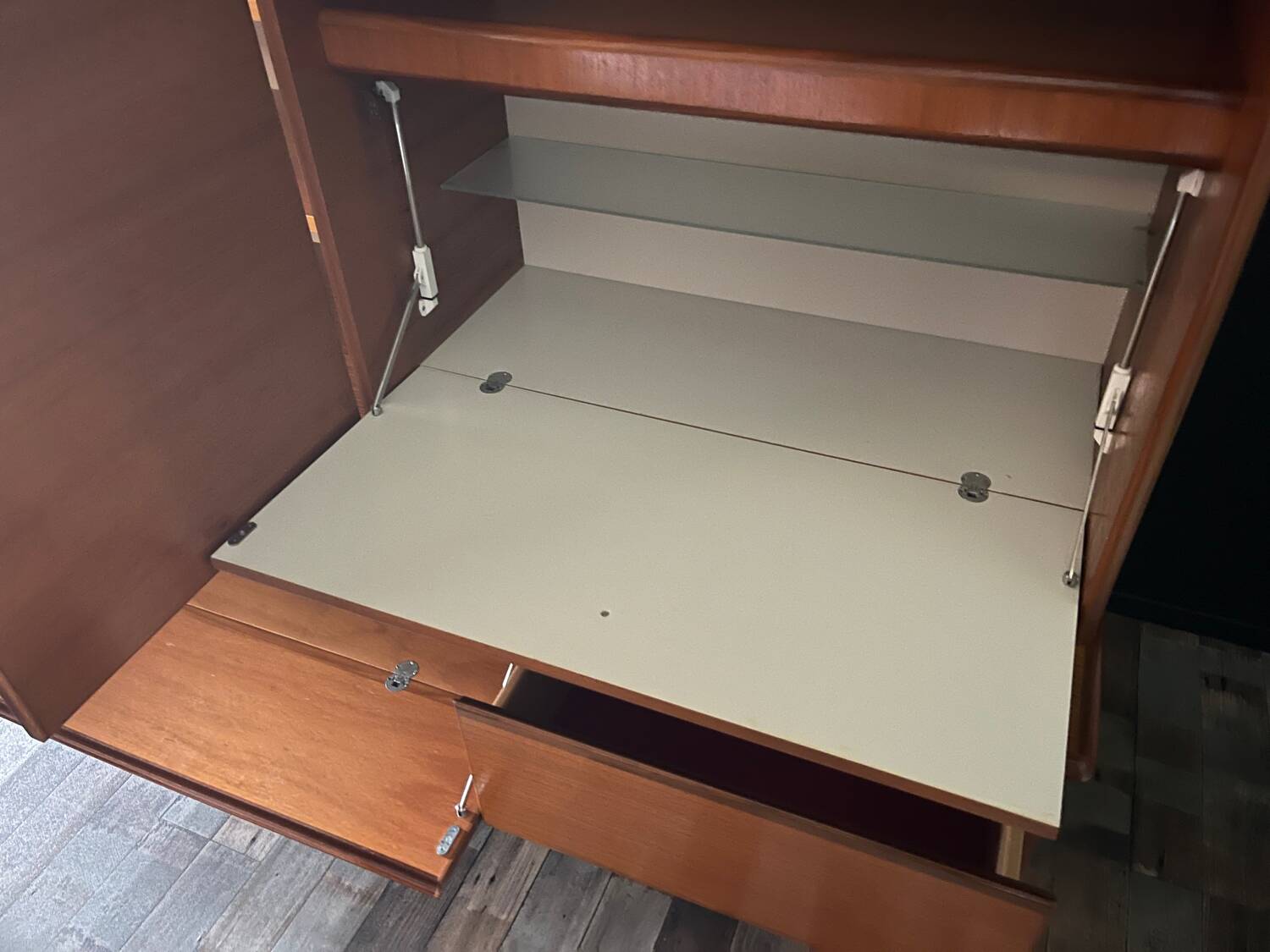 Sideboard, made of solid teak.