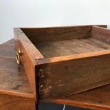 Rustic farm coffee table with 1 1950 cherry drawer