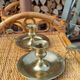 Pair of vintage candle holders