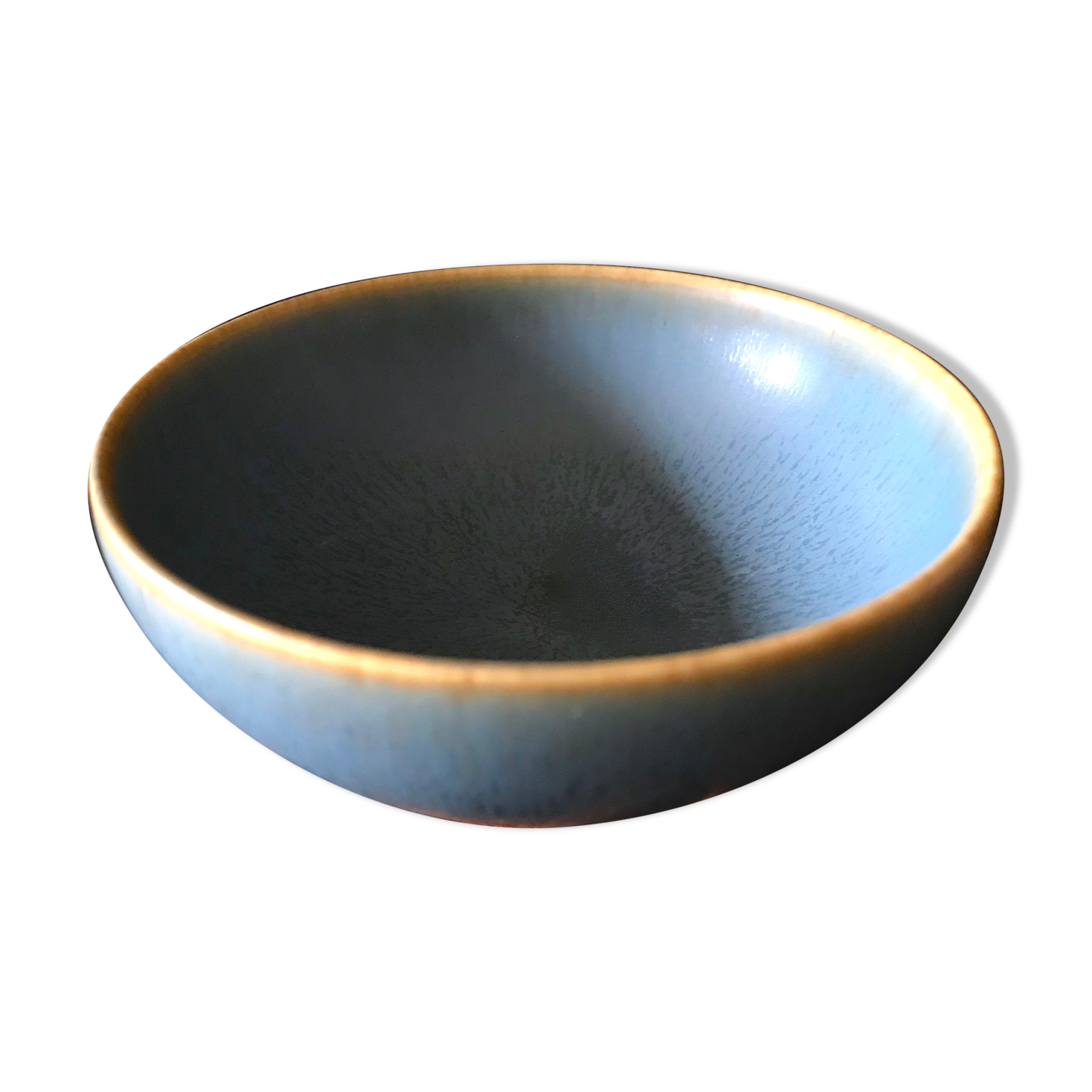 Palshus HaresFur Bol Linnemann-Schmidt for Palshus, Denmark, vintage ceramic pottery vase 1950