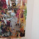 Abstract painting by decorator Erik Huet Alvarez