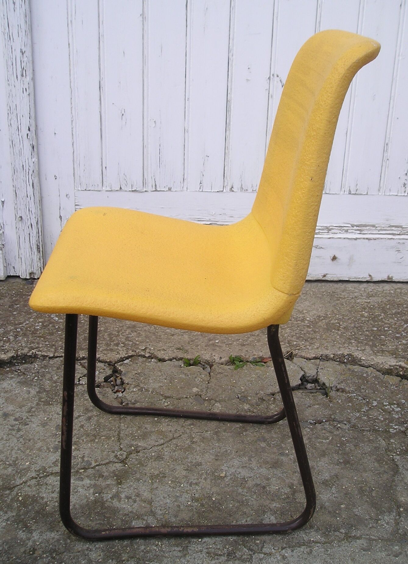 School desk and vintage chair