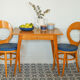 Pair of chairs baumann Seagull model