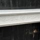 Louis XVI Fireplace In White Carrara Marble Circa 1880