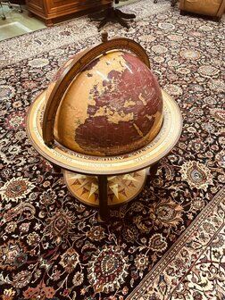 Classic Italian Zoffoli Aries globe bar floor model