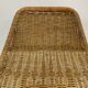 Suite of six vintage bar stools in rattan design Rohe 1960