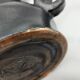 Jean Austruy Black Ceramic Ear Vase French 1950s Vintage
