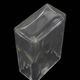 Rectangular Riihimäen Lasi glass vase / mid-century modern / Finnish design / attributed to Helena Tynell / 1970s