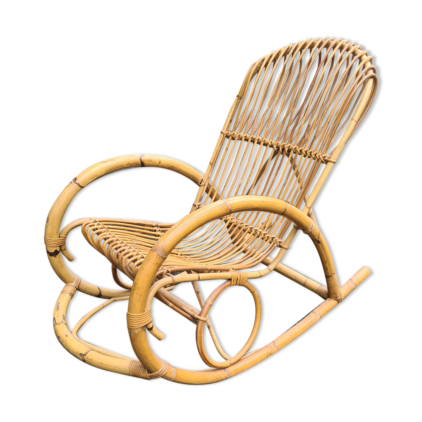 Rocking chair Rohe Noordwold vintage 60's