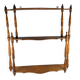 Turned wooden shelf