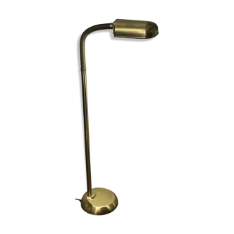 Golden articulated lamppost