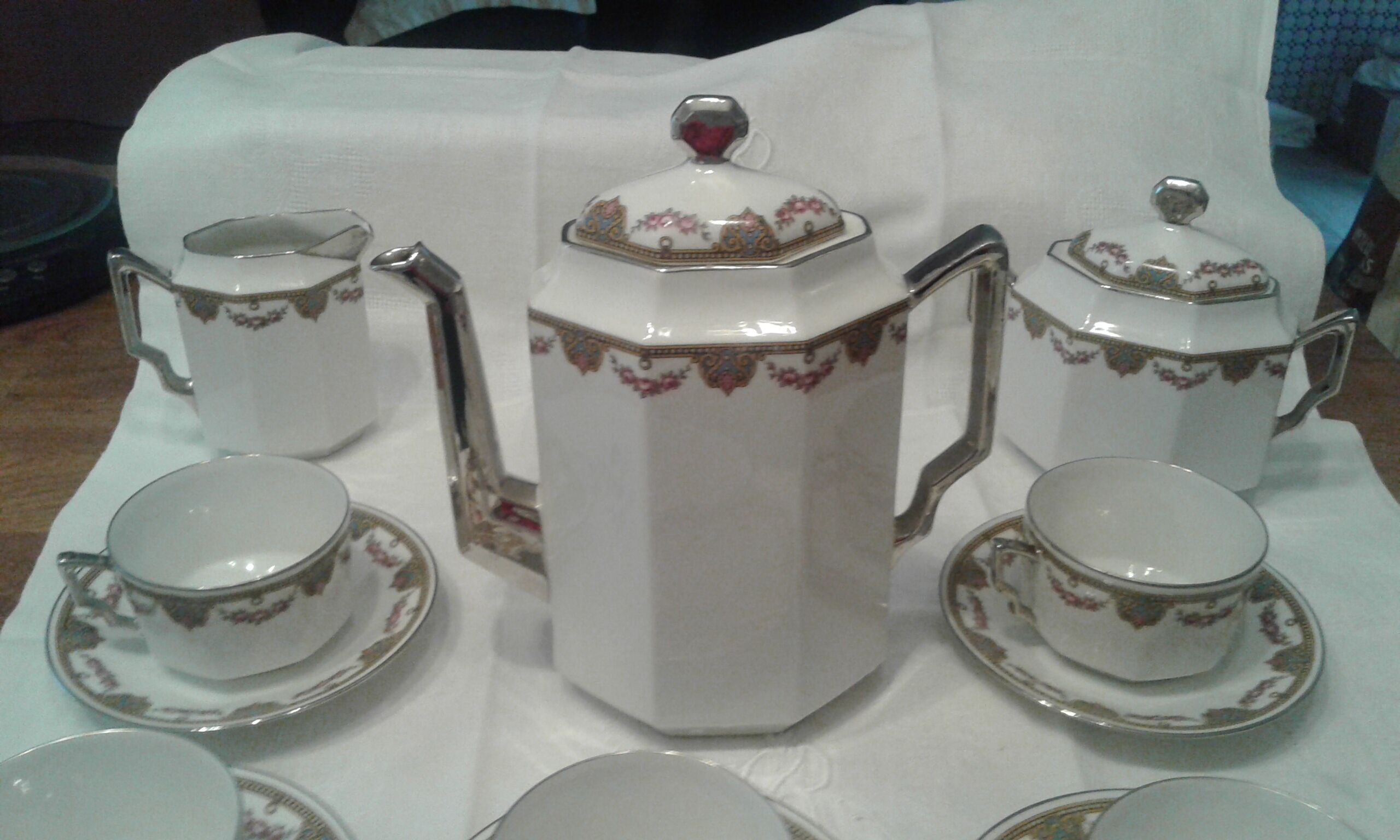 tea service or coffee ART DECO Léon Texeraud (Elte Limoges)