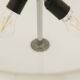 Rare 1980s Memphis style Murano glass chandelier / pendant lamp - Tre