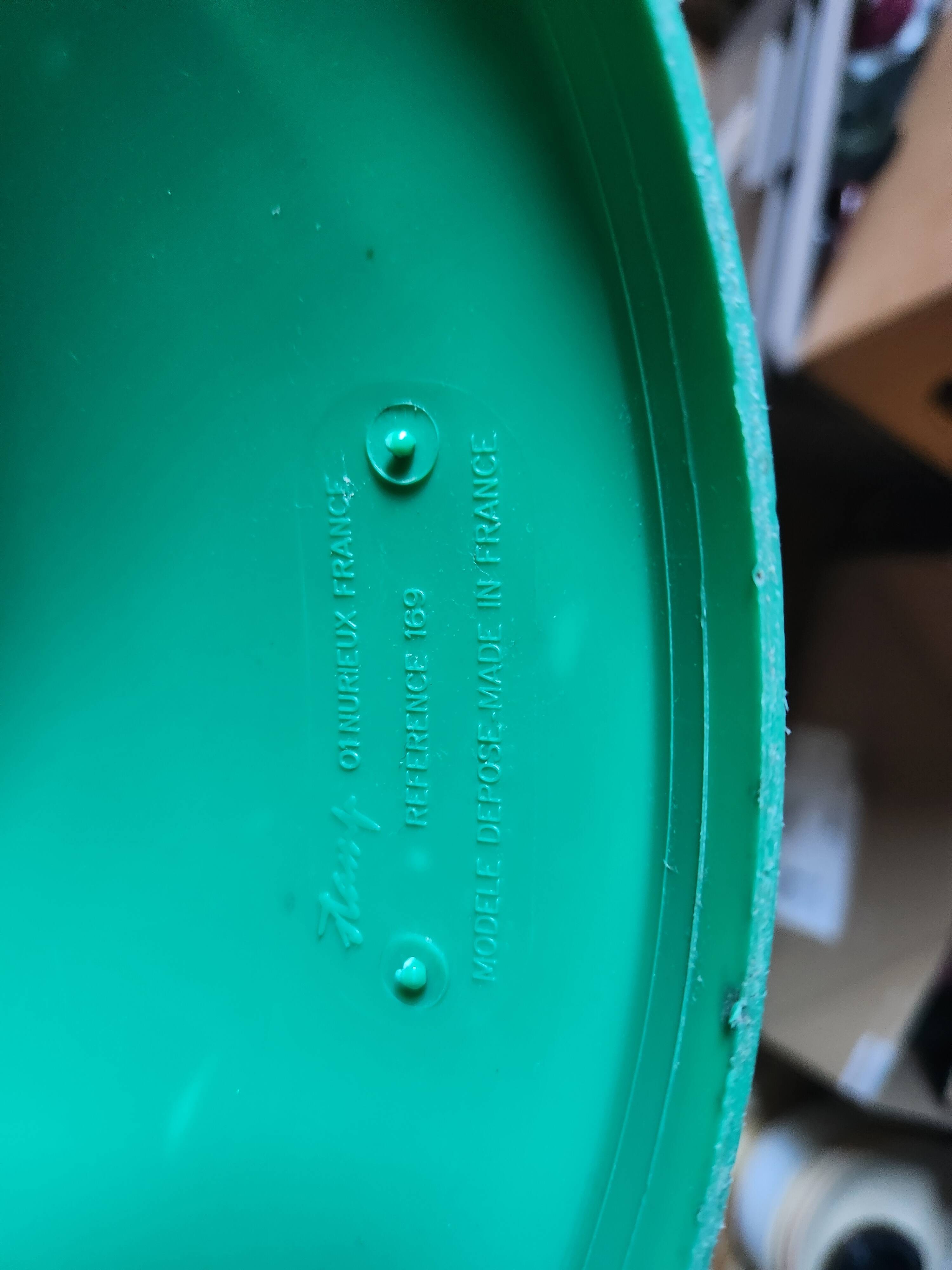 Tabouret Tam Tam en plastique vert