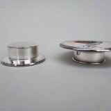 Silverplated butter press