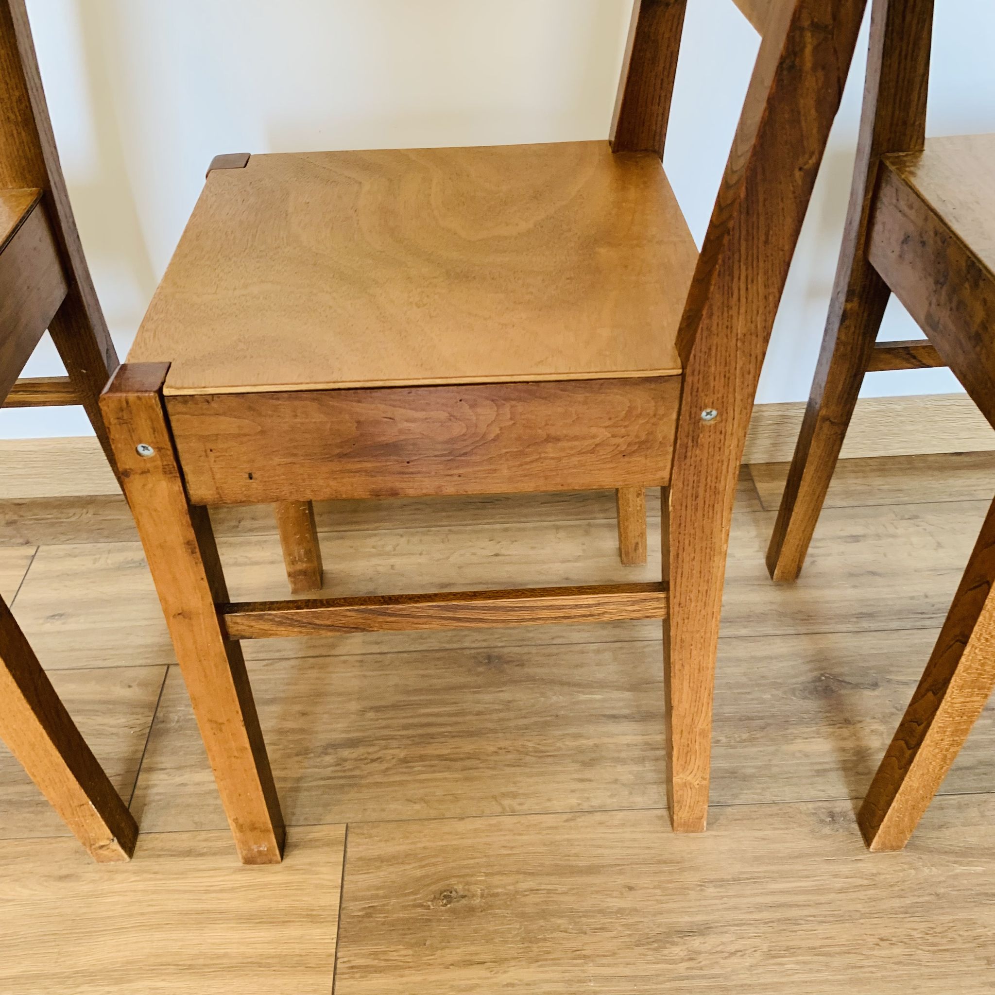 Set of 4 chairs from the 1960s.