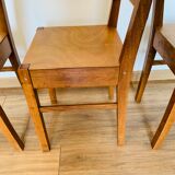 Ensemble de 4 chaises années 60
