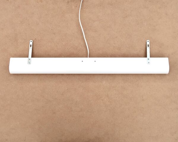 Applique lampe de bibliothèque en métal blanc, Ikea vintage