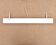 White metal library lamp, vintage Ikea