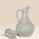 Cut crystal oil jug