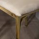 Set of 6 Vintage 1970s Chairs in Gold-Plated Brass, Designed by Renato Zevi