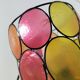 Bohemian mood lamp in Capiz shell and metal - Asian crafts