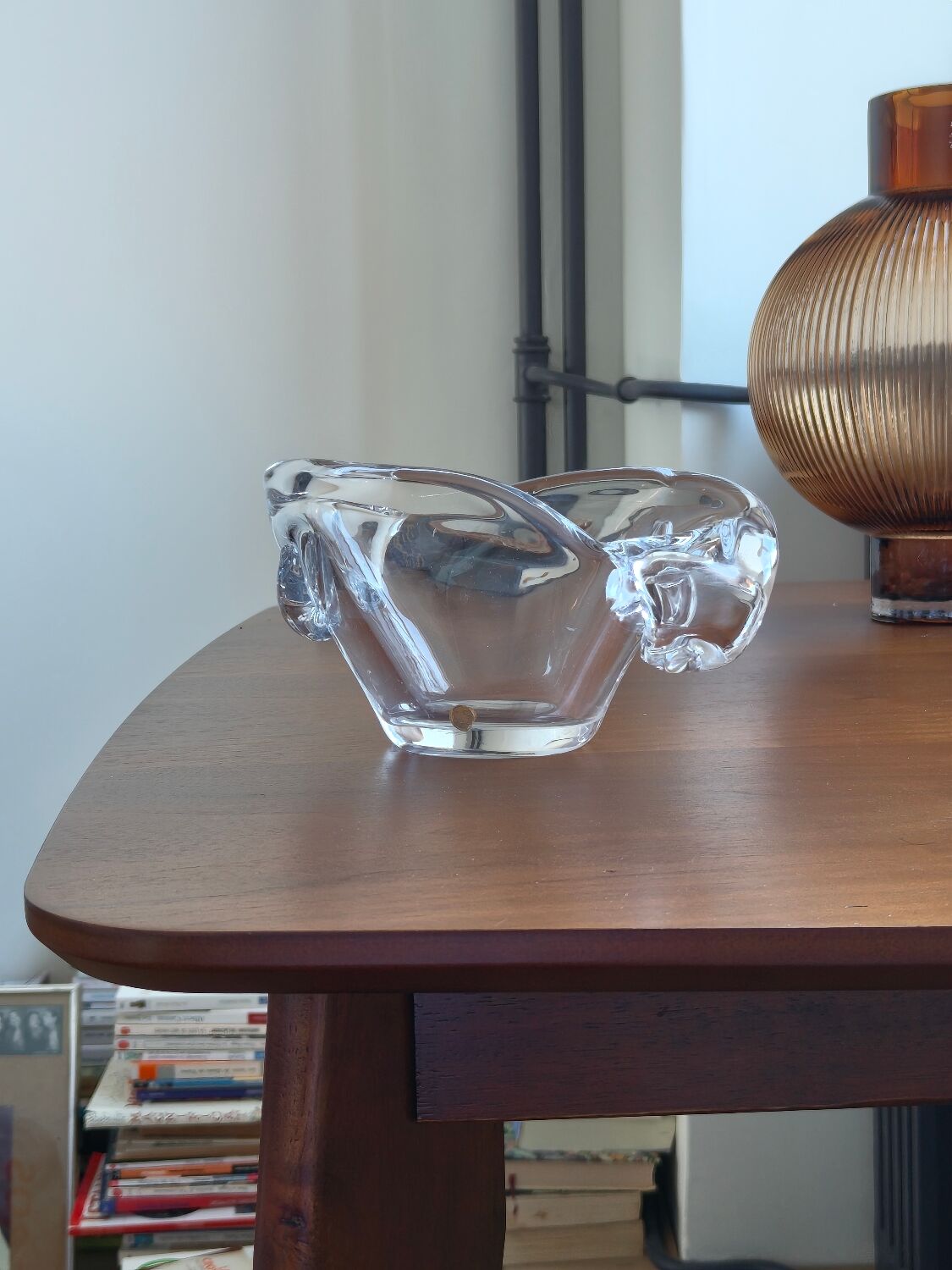 Crystal Centrepiece Bowl - Signed Schneider France